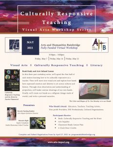 Fully Funded Visual Arts Workshop: Culturally Responsive Teaching