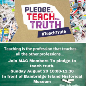 Zinn Education Project Pledge to Teach Truth Day of Action