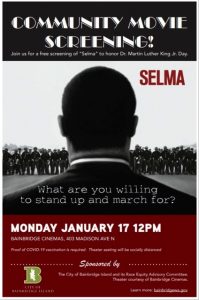 City to Commemorate MLK Jr. Day with a Special Screening of "Selma" 