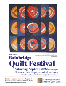 Bainbridge Island Modern Quilt Guild Annual Festival