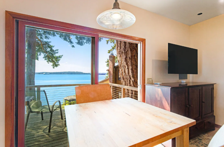 Gallery 10 - Dog-Friendly Sound-Front Home w/Waterfront Deck, Beach Access and Wood Stove