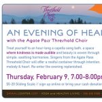 An Evening of Healing Song with The Agate Pass Threshold Choir - Feb 9 - IN-STUDIO